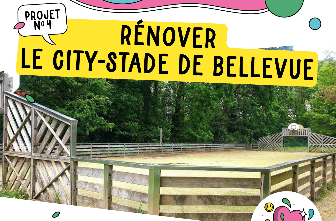 Projet 4 : Rénover le city-stade de Bellevue