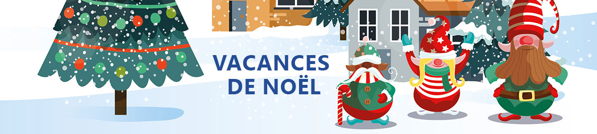 Bandeau vacances de noël Lanester