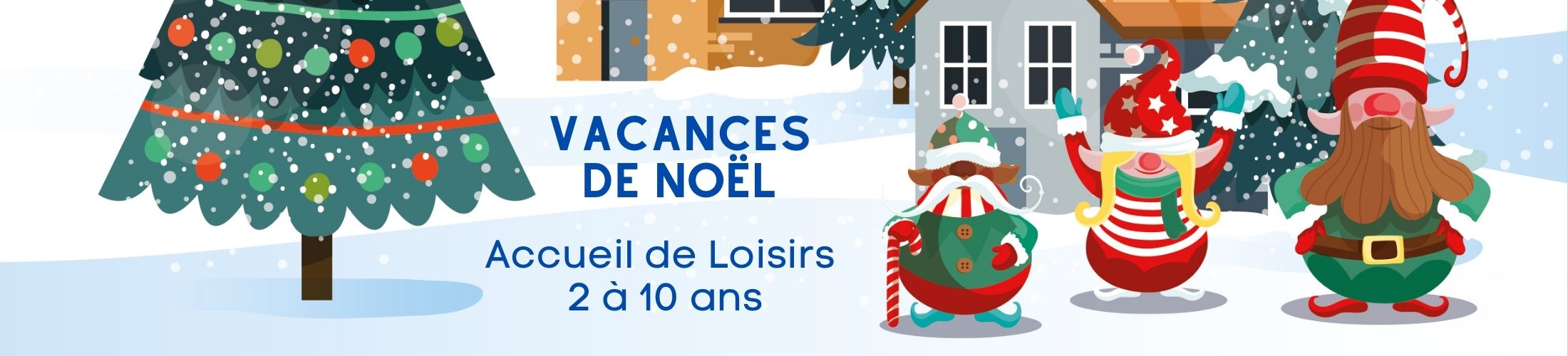 Bandeau vacances de noël 2024