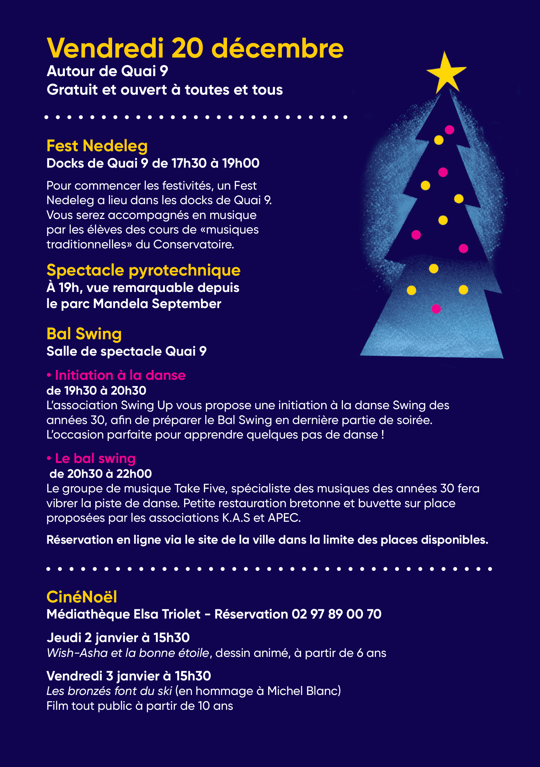 Programme Noël à Lanester