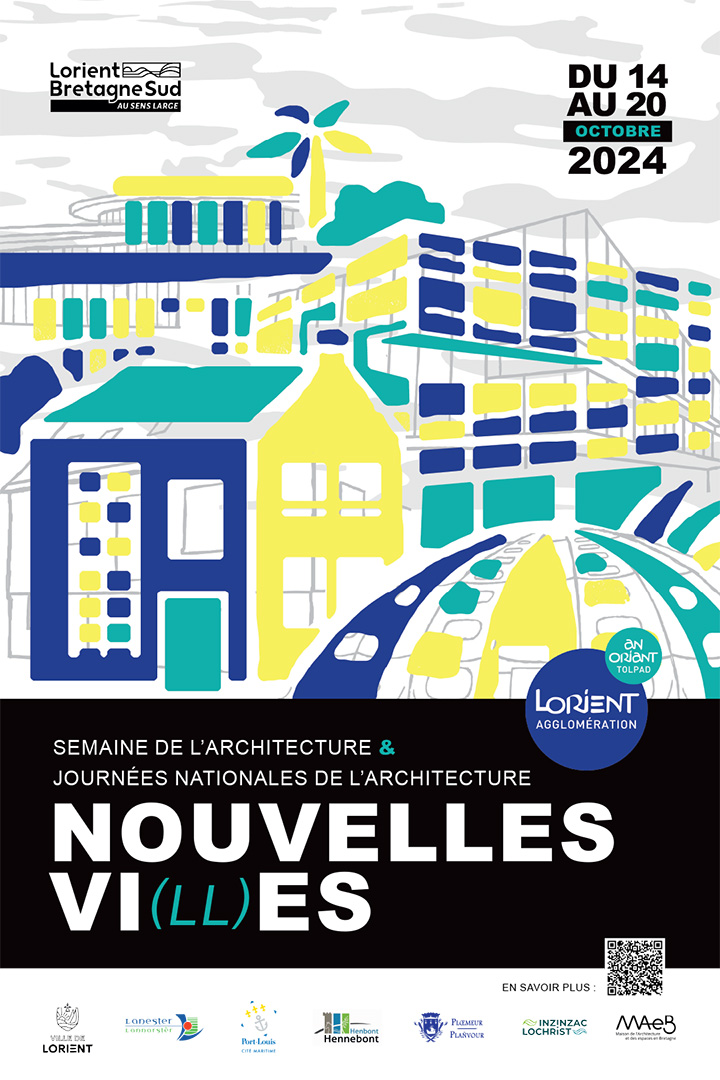 Affiche Semaine de l'architecture 2024